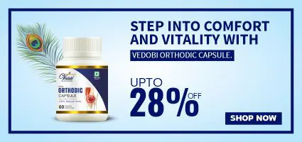 Vedobi Orthodic Capsules Offer Banner